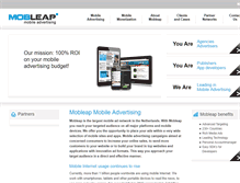 Tablet Screenshot of mobleap.com